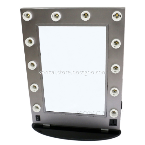 Ovel Gift Led Desktop Makeup Table Top Makeup Mirror